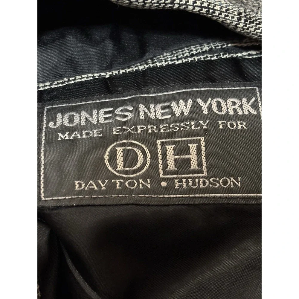 Vintage 70s/80s Mens Jones New York Silk Double Breasted‎ Blazer 🖤🤍